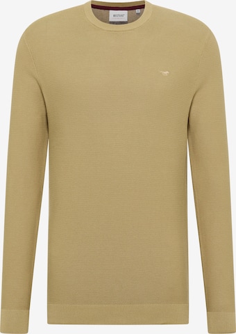 MUSTANG Pullover ' Elliot ' in Gelb: Vorderseite