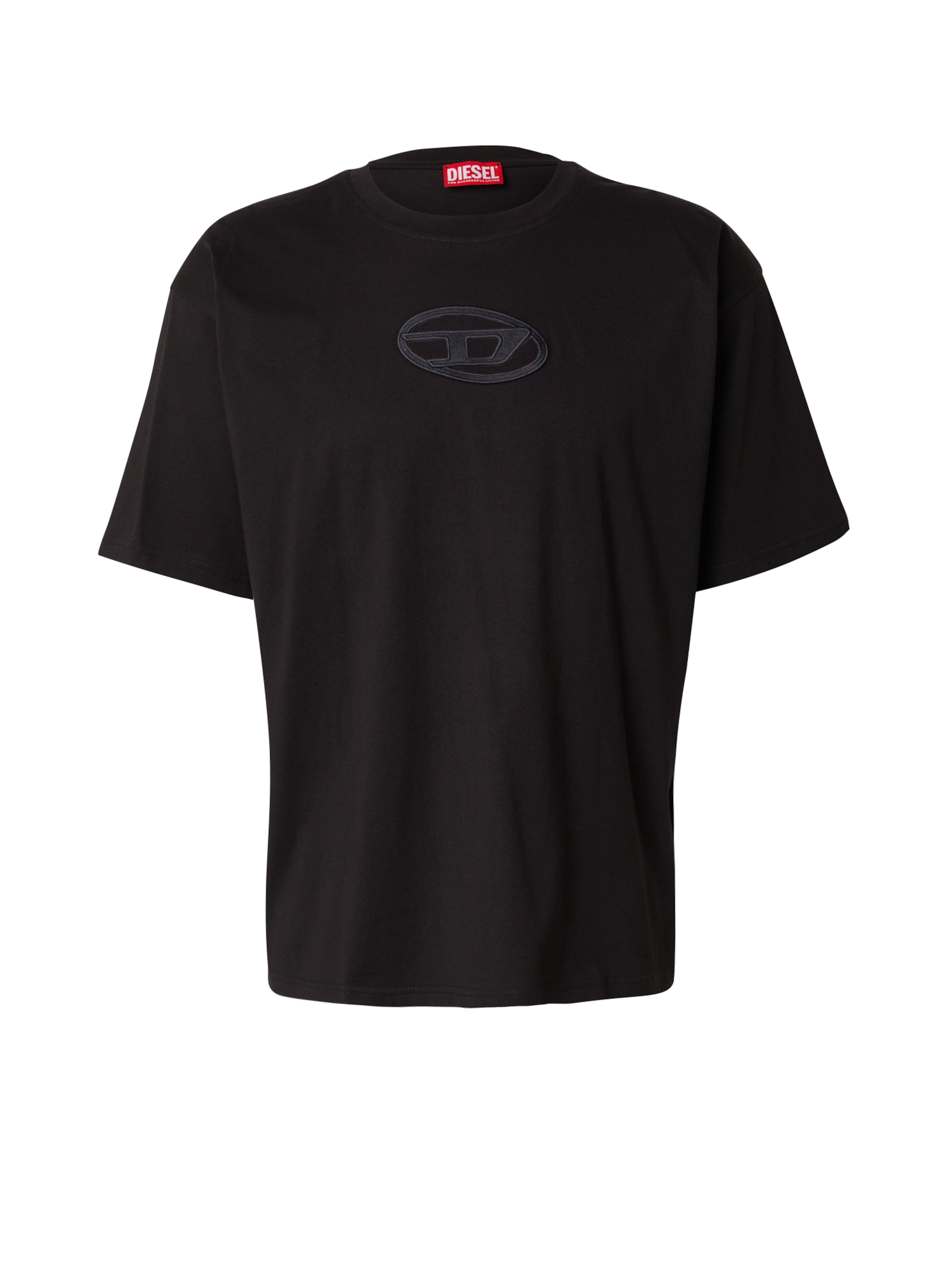 DIESEL Paita 'T-BOXT-OD' värissä musta: etupuoli