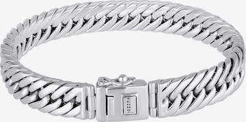 KUZZOI Armband 'Twisted' in Zilver: voorkant