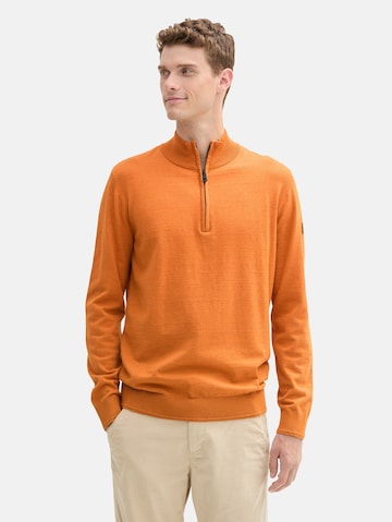 TOM TAILOR Sweater in Orange: front