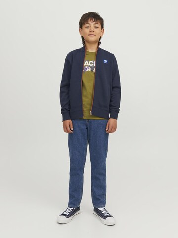 Jack & Jones Junior Sweatjacke in Blau