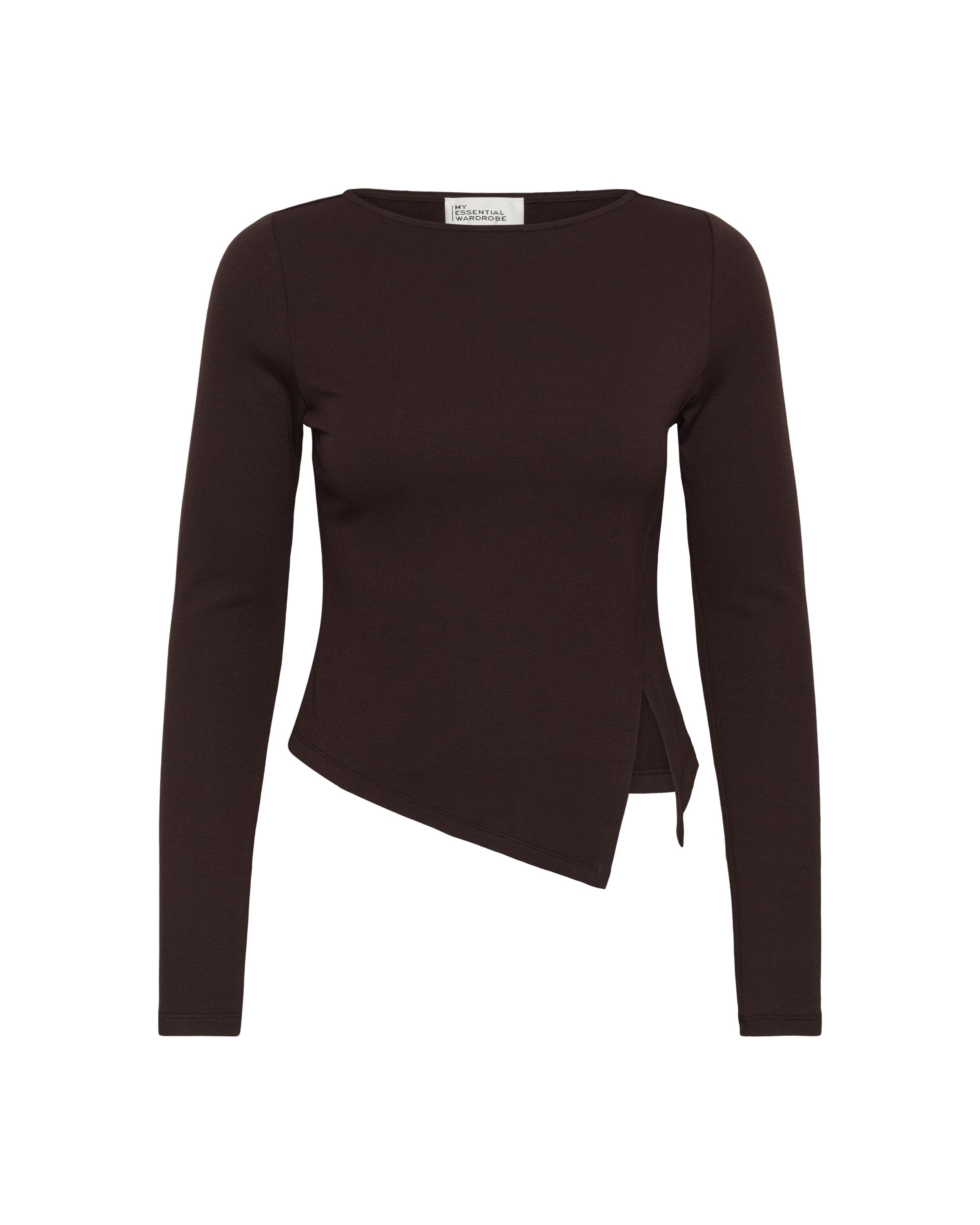My Essential Wardrobe - Blusa en marrón: frente