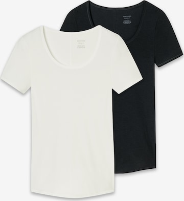 Maillot de corps SCHIESSER en noir : devant