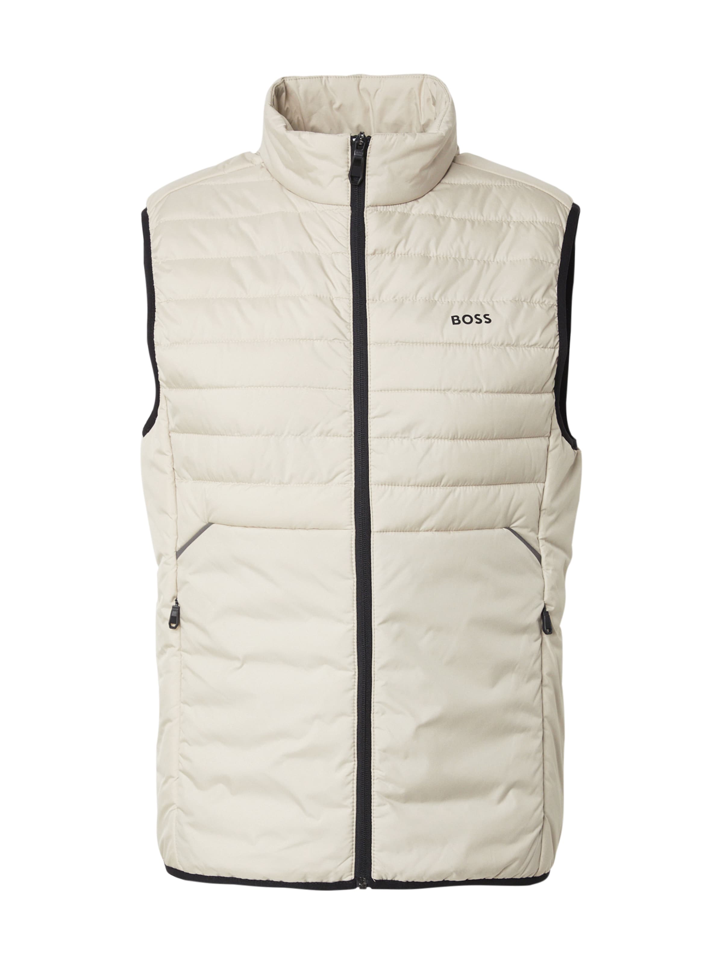 Gilet 'GREEN' di BOSS in beige: frontale