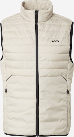 Gilet 'GREEN' di BOSS in beige: frontale