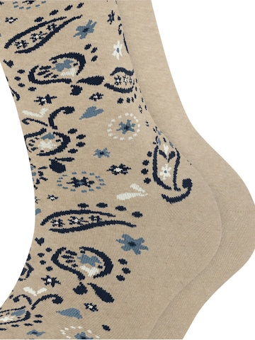 ESPRIT Socks 'Soft Paiyley 2-Pack' in Beige