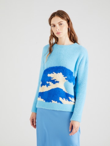 FRNCH PARIS - Pullover 'MAEKO' em azul: frente