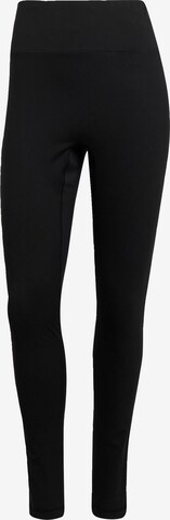 ADIDAS SPORTSWEAR Skinny Workout Pants 'Essentials High-Waisted' in Black: front