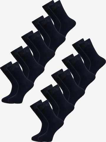 Chaussettes 'A908' Tazzio en bleu : devant