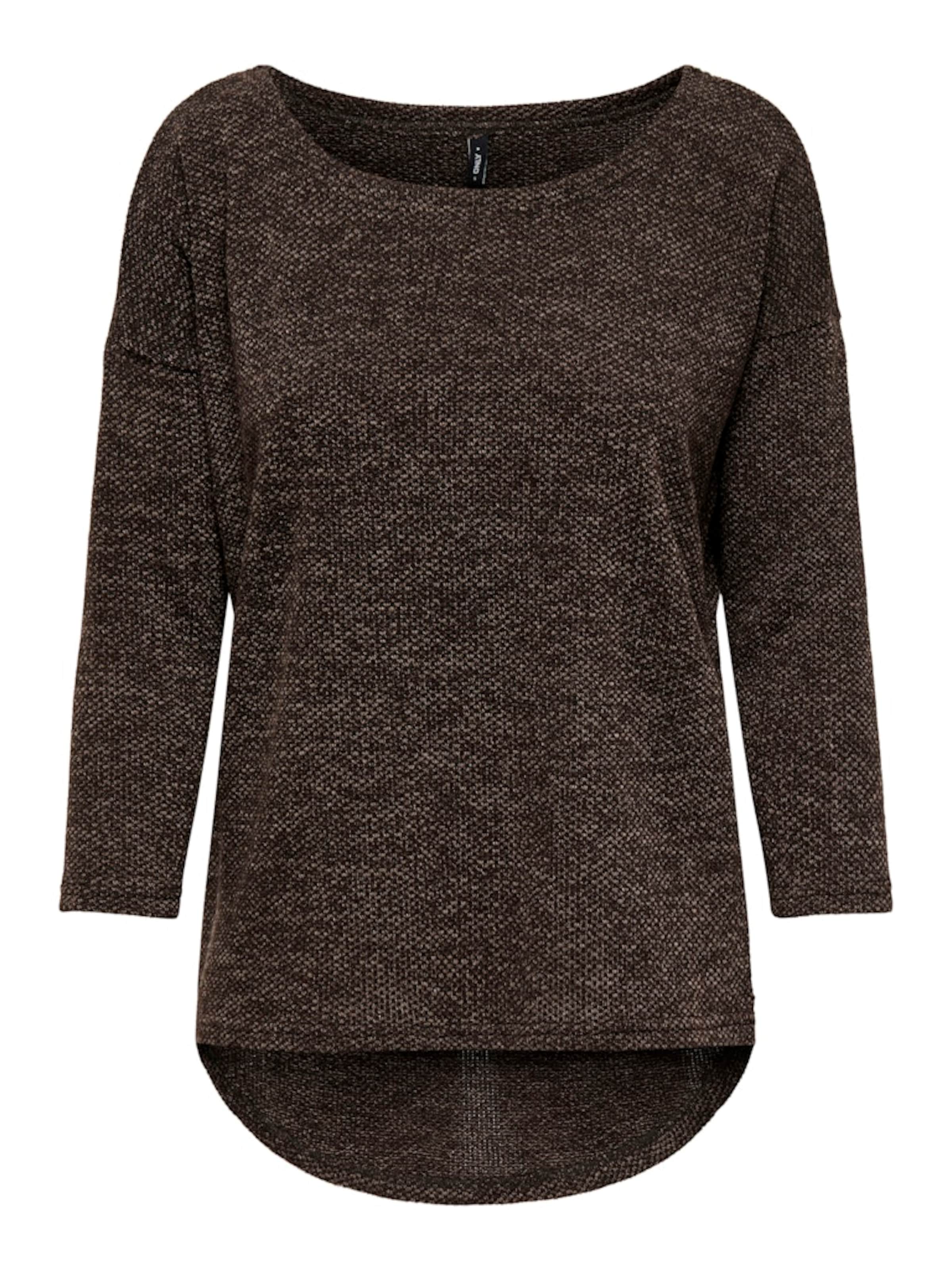 Pull-over 'ONLALBA' ONLY en marron : devant