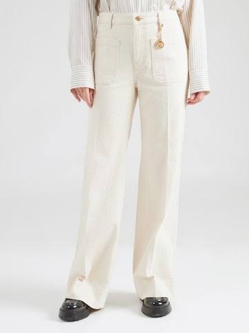 Wide Leg Jean 'VIOLETTE' MICHAEL Michael Kors en beige : devant