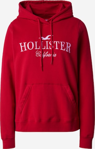 HOLLISTER Sweatshirt in Red ABOUT YOU