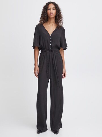 ICHI Jumpsuit 'MARRAKECH' in Zwart