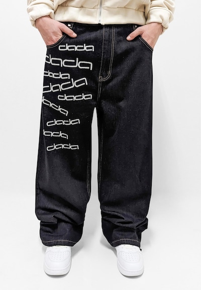 Dada Supreme Jeans in Black / White, Item view