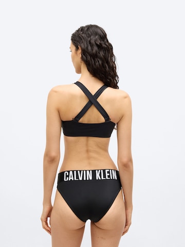 Calvin Klein Swimwear Bandeau Bikini top in Black
