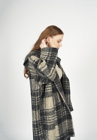 FREAKY NATION Between-seasons coat 'Check Love' in Brown