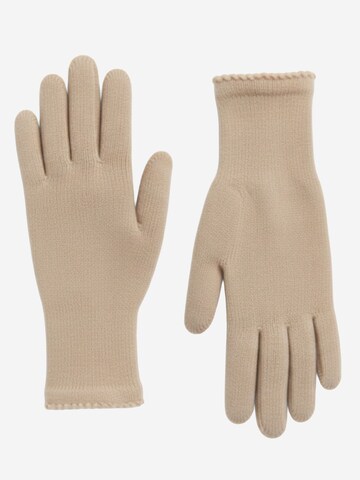 Il Lanificio Sormikkaat 'Kaschmirhandschuhe – Mittelgrau' värissä beige