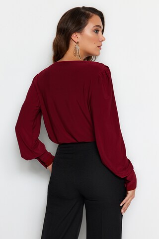 Trendyol - Body de blusa en rojo