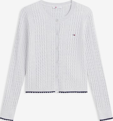 Tommy Jeans - Cárdigan en gris: frente