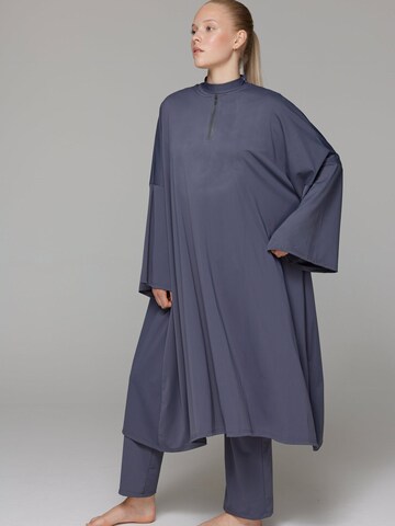 SIYA Swimwear T-shirt Swimsuit dress 'Cover-up' in Blue