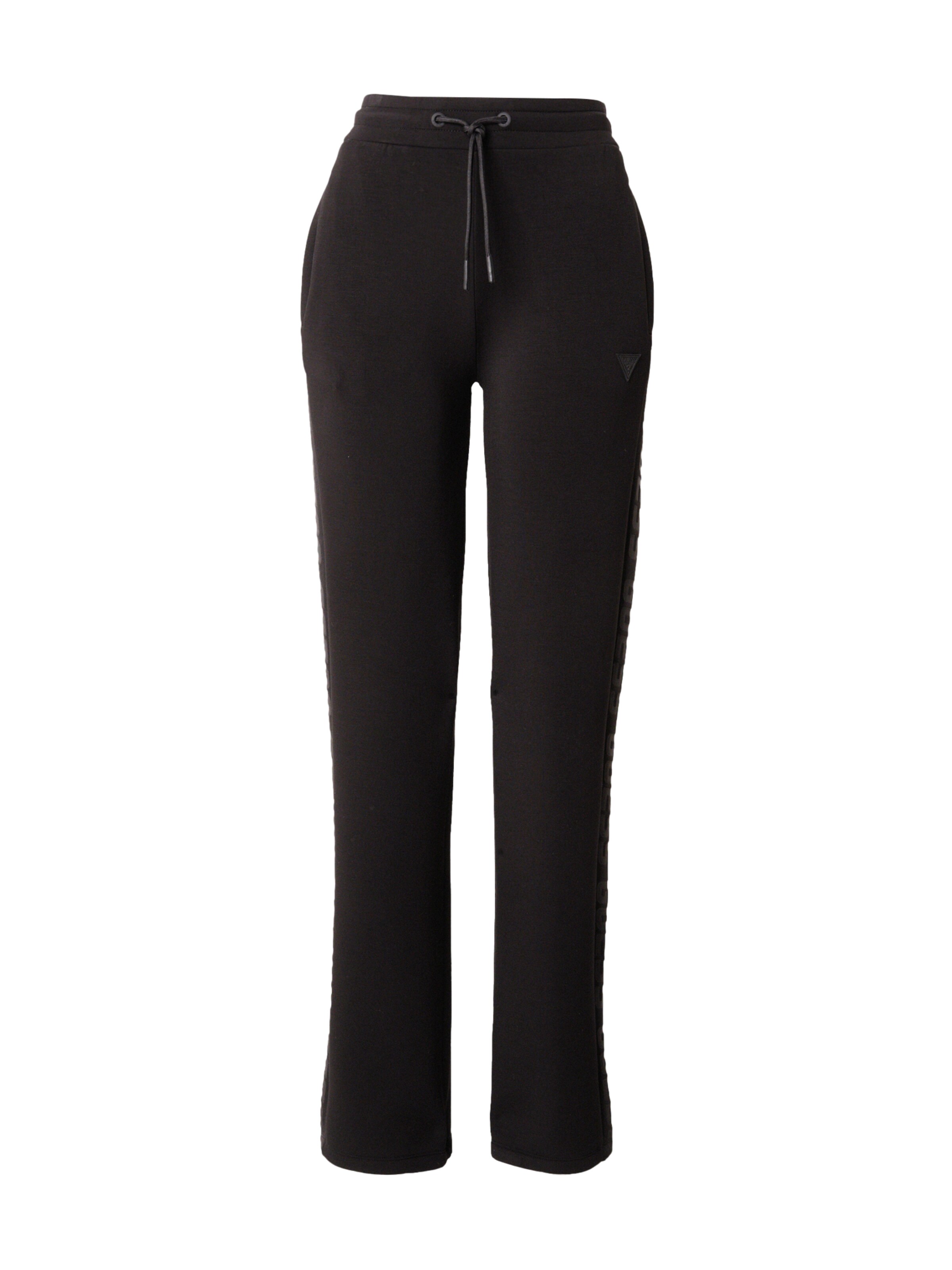 GUESS Wide leg Pants 'BRENDA' in Black: front
