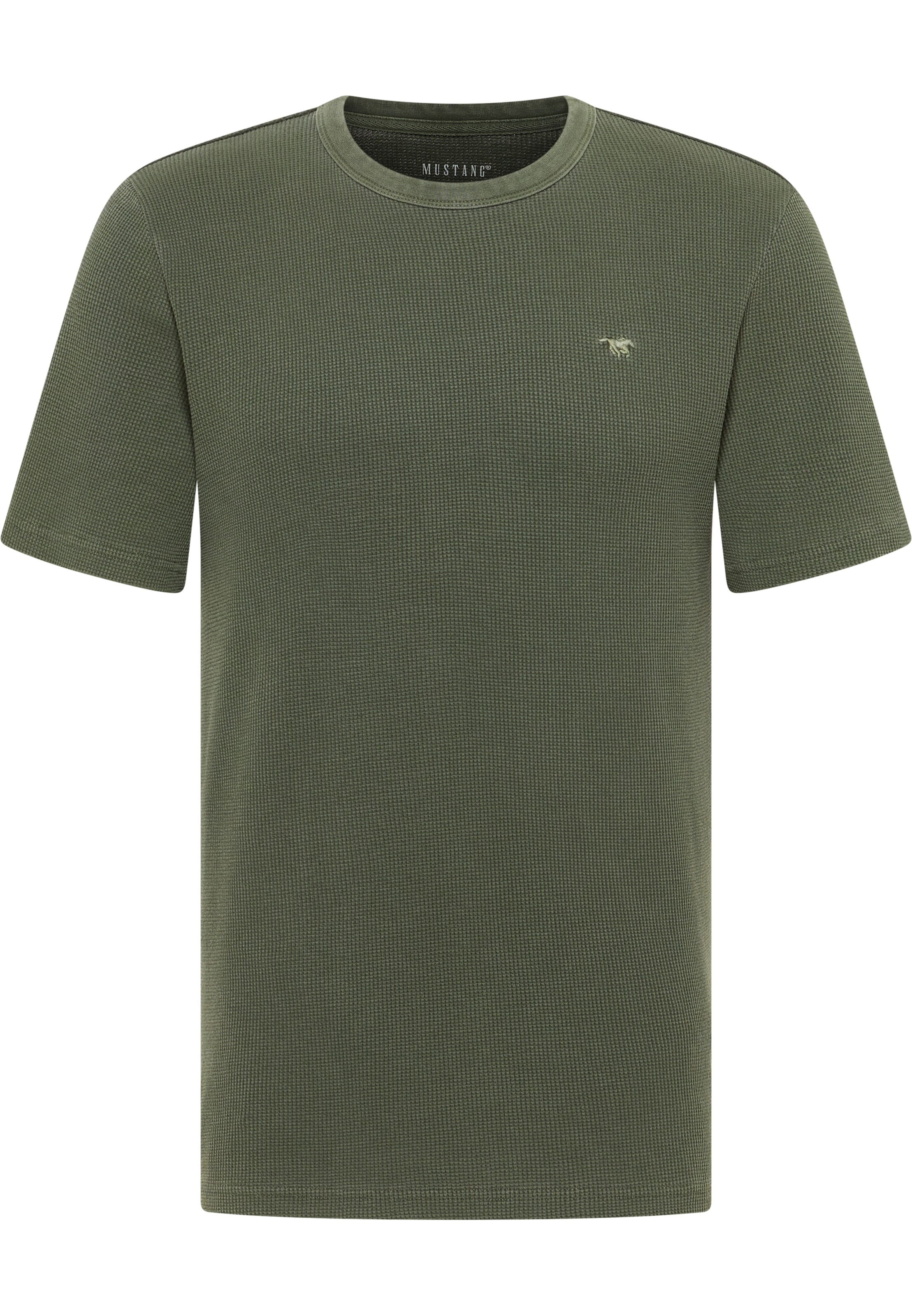 MUSTANG T-Shirt ' Austin ' in Grün: Vorderseite