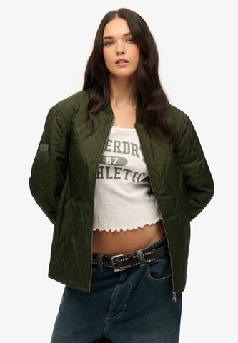 Veste mi-saison 'Surplus' Superdry en vert : devant
