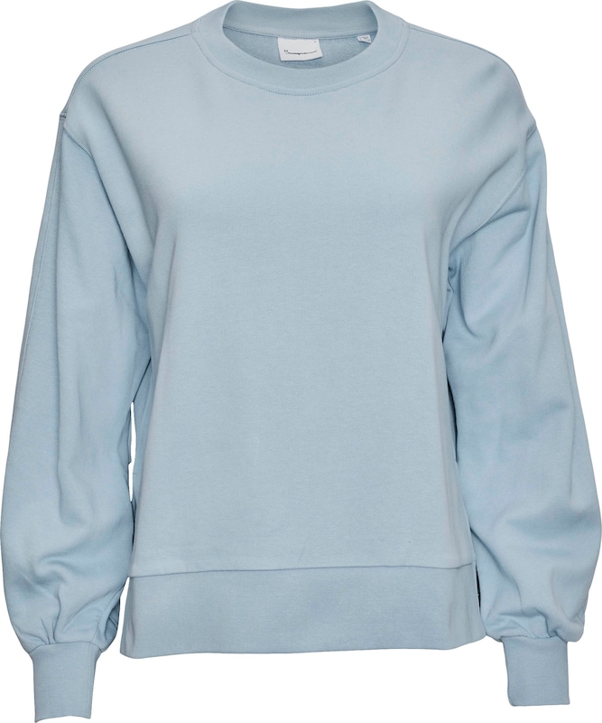 KnowledgeCotton Apparel Sweatshirt 'Erica' in Opal KnowledgeCotton Apparel Sweatshirt 'Erica' in Opal