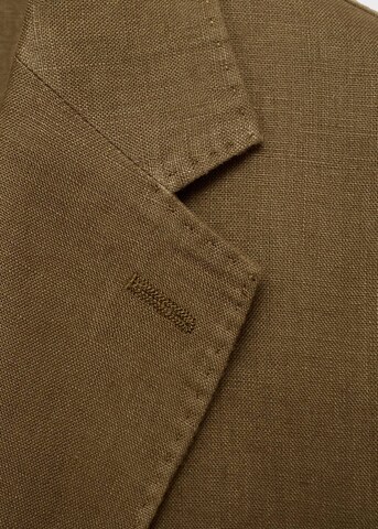 MANGO MAN Slim fit Suit Jacket 'Salerno' in Green