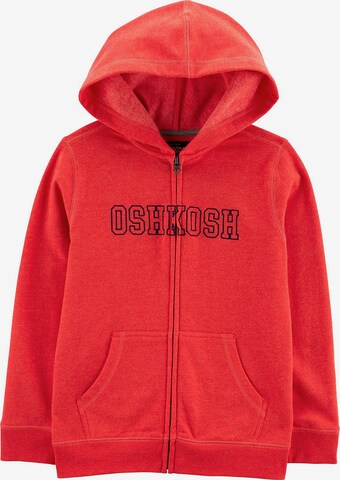 OshKosh Zip-Up Hoodie in Red: front