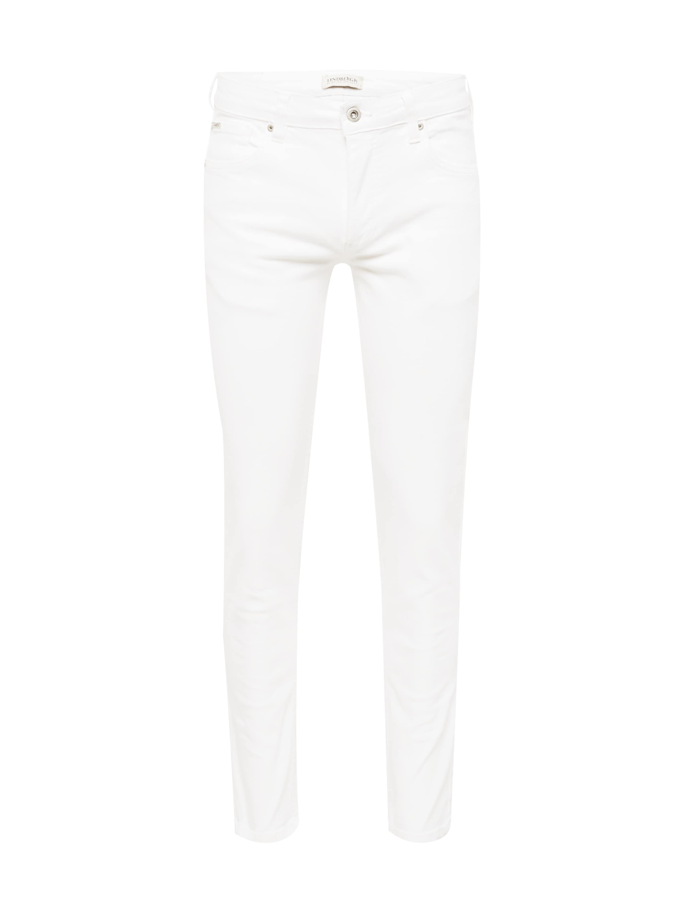 Lindbergh Liibuv Teksapüksid, värv valge: eest vaates