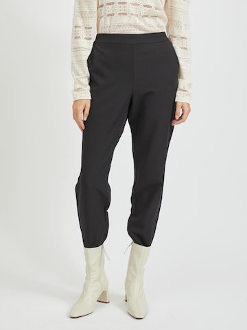 Vila Tall Loosefit Broek in Zwart: voorkant