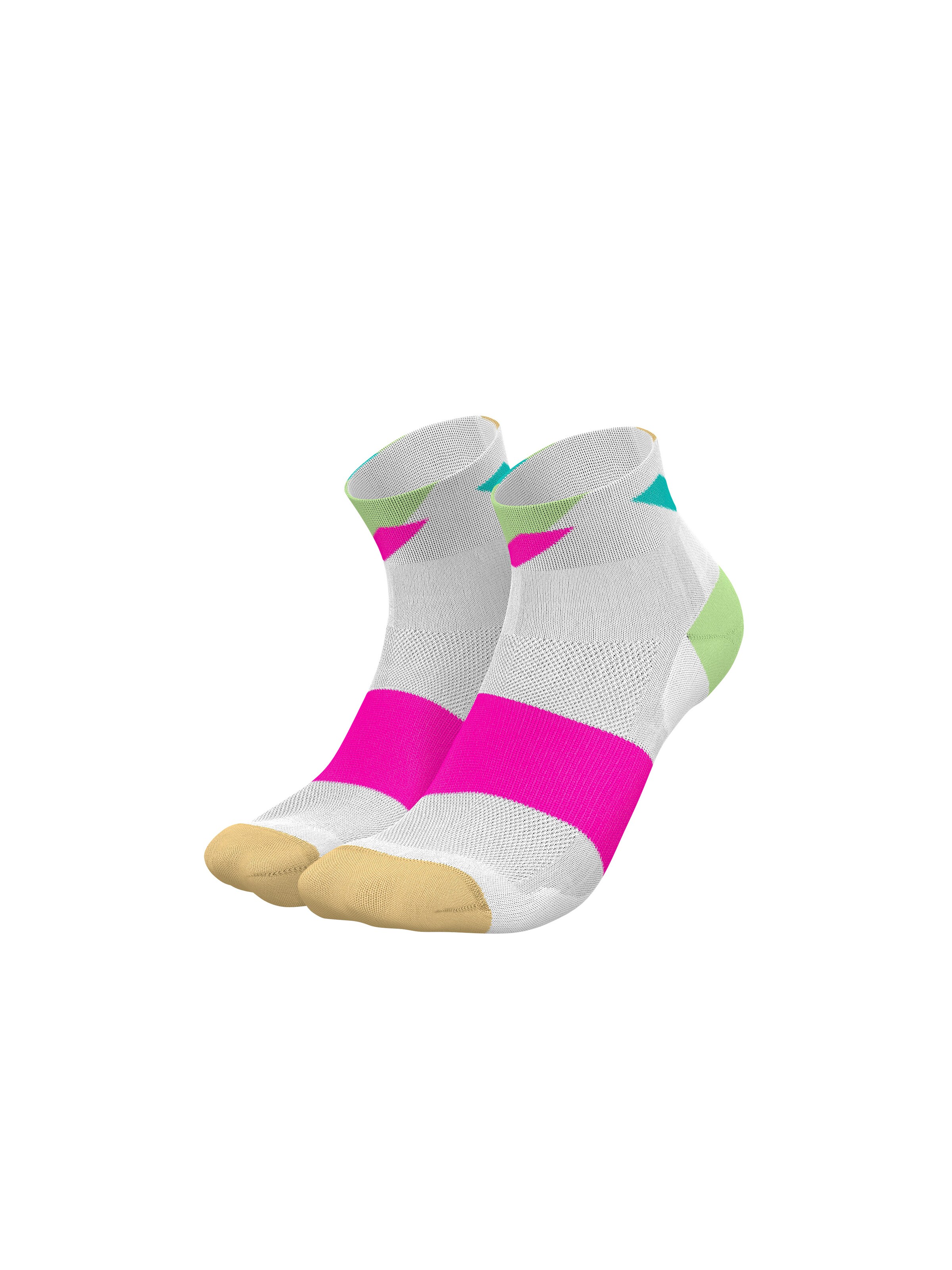 INCYLENCE Athletic Socks 'STRIKES SHORT' in Pink: front