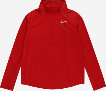 NIKE - Camiseta funcional en rojo: frente