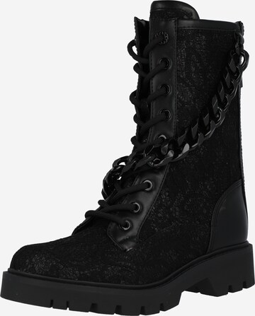 Bottes à lacets 'RIPLEE' GUESS en noir : devant