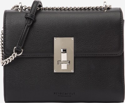 Seidenfelt Manufaktur Crossbody bag 'Linsell' in Black / Silver, Item view