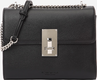 Seidenfelt Manufaktur Crossbody bag 'Linsell' in Black / Silver, Item view