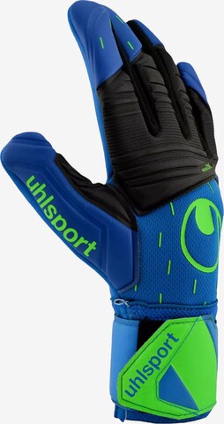 UHLSPORT Athletic Gloves in Blue