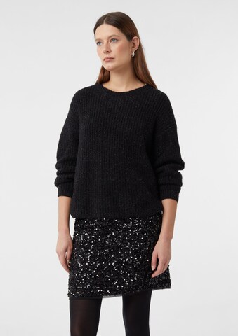 COMMA Pullover in Schwarz: Vorderseite
