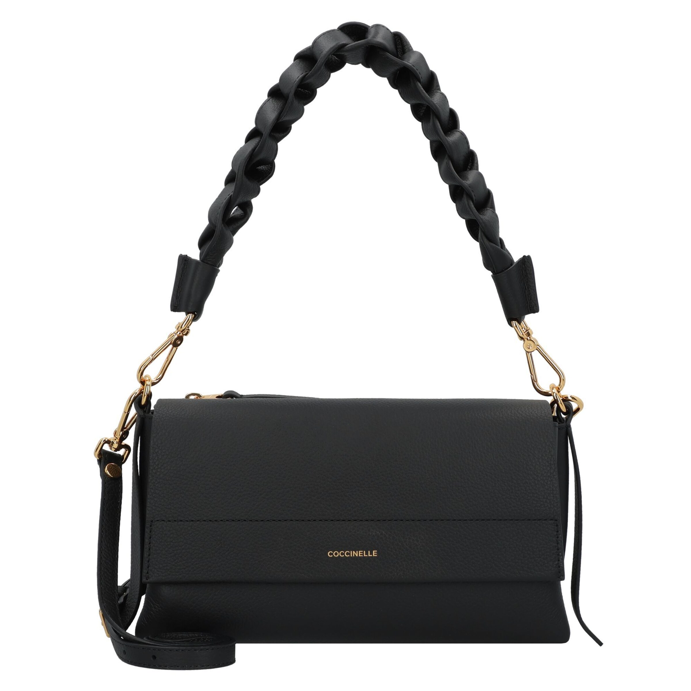 Sac bandoulière 'Boheme' Coccinelle en noir : devant