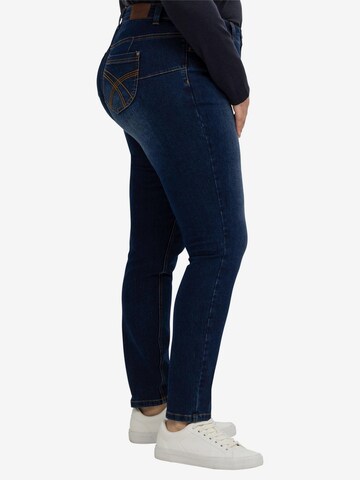 SHEEGO Skinny Jeans i blå