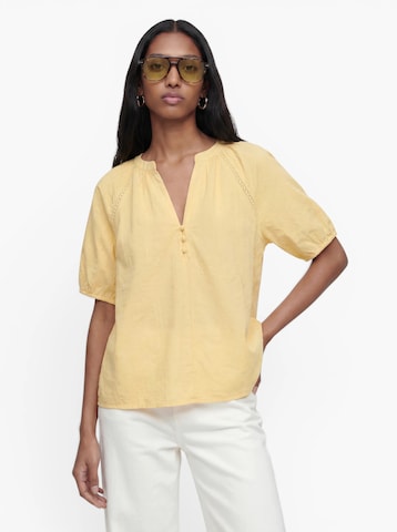 Chemisier 'VMJUTTY' VERO MODA en jaune : devant