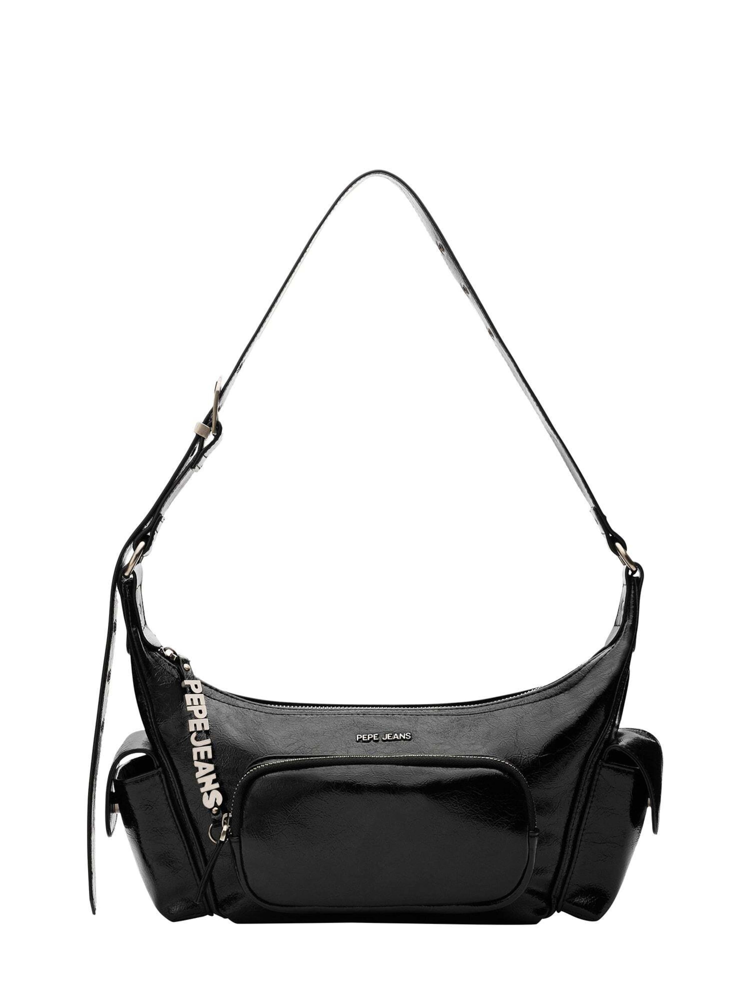 Borsa a tracolla 'Idris' di Pepe Jeans in nero: frontale