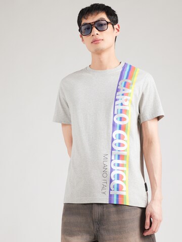 Carlo Colucci T-Shirt in Grau: Vorderseite