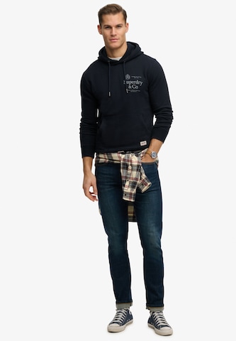 Sweat-shirt Superdry & Co en bleu