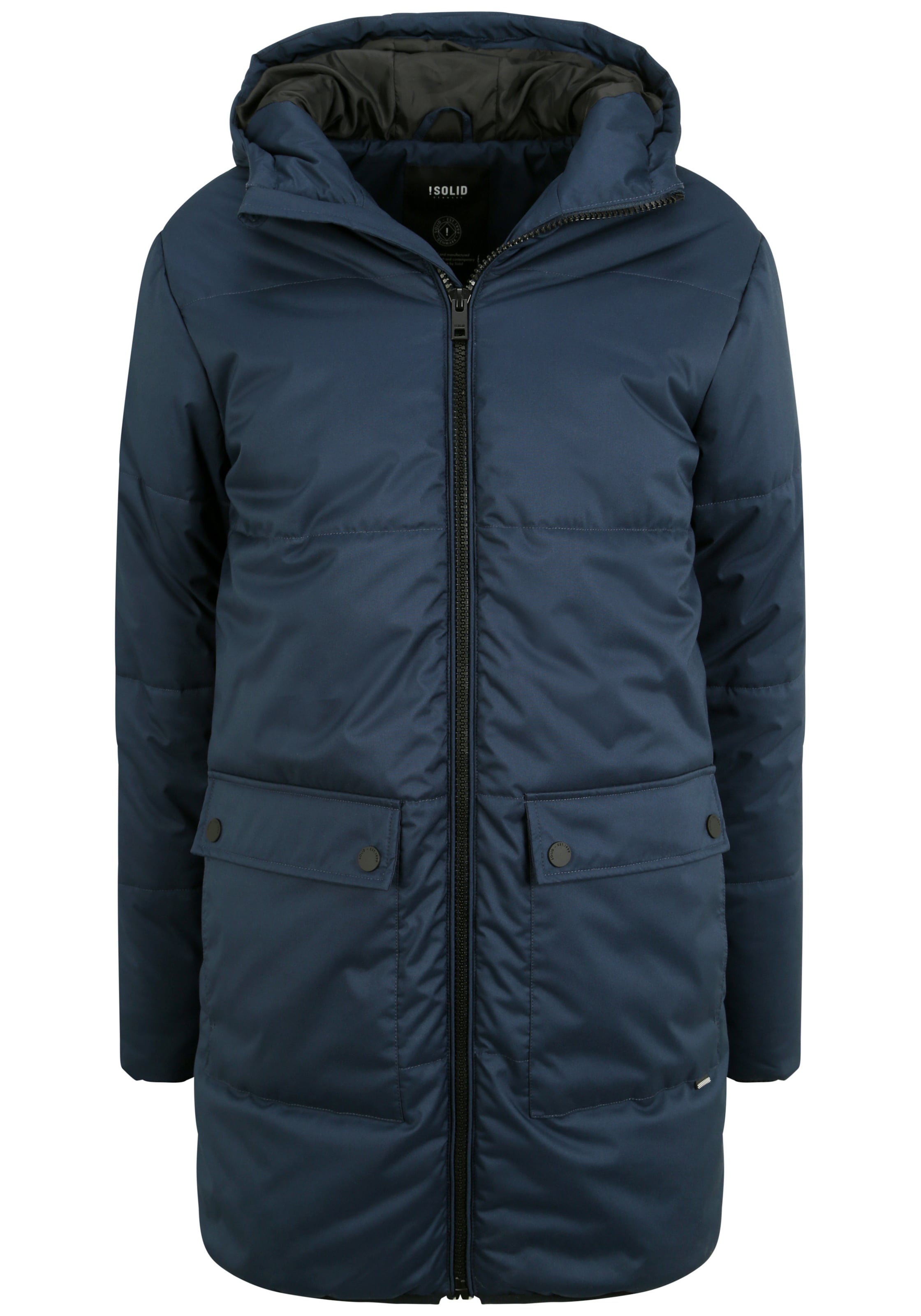 !Solid Winterjas 'Atong' in Blauw: voorkant