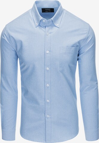 Ombre Overhemd 'SHOS-0108' in Blauw: voorkant