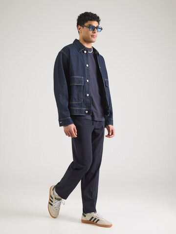 GUESS Tričko 'LEMON CIRCLE' - Modrá