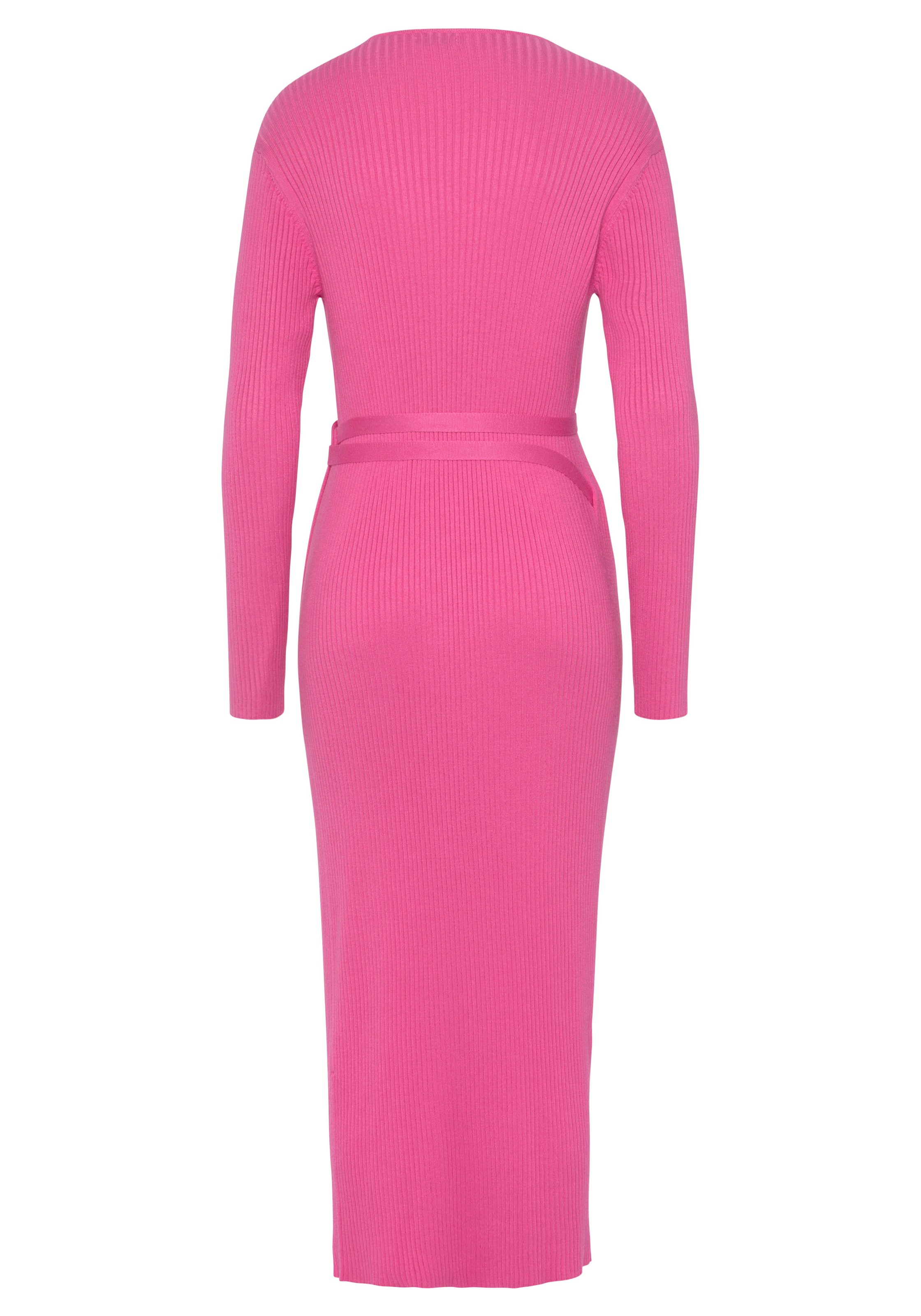 LASCANA Πλεκτό φόρεμα σε ροζ