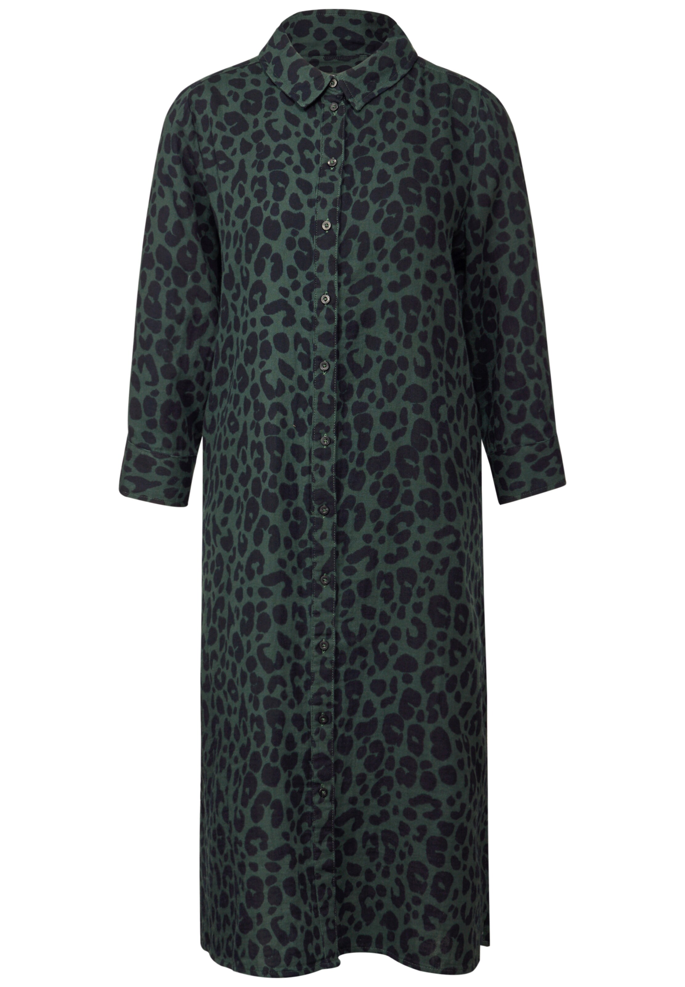 STREET ONE Shirt Dress in Green: front